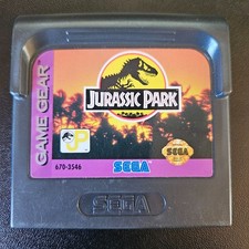 Jurassic Park - Sega Game Gear Game - Rare 8 Bit Retro Gaming - Tested & Working