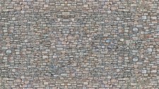 Noch Spur N 56940 - 3D-Kartonplatte "Bruchsteinmauer"