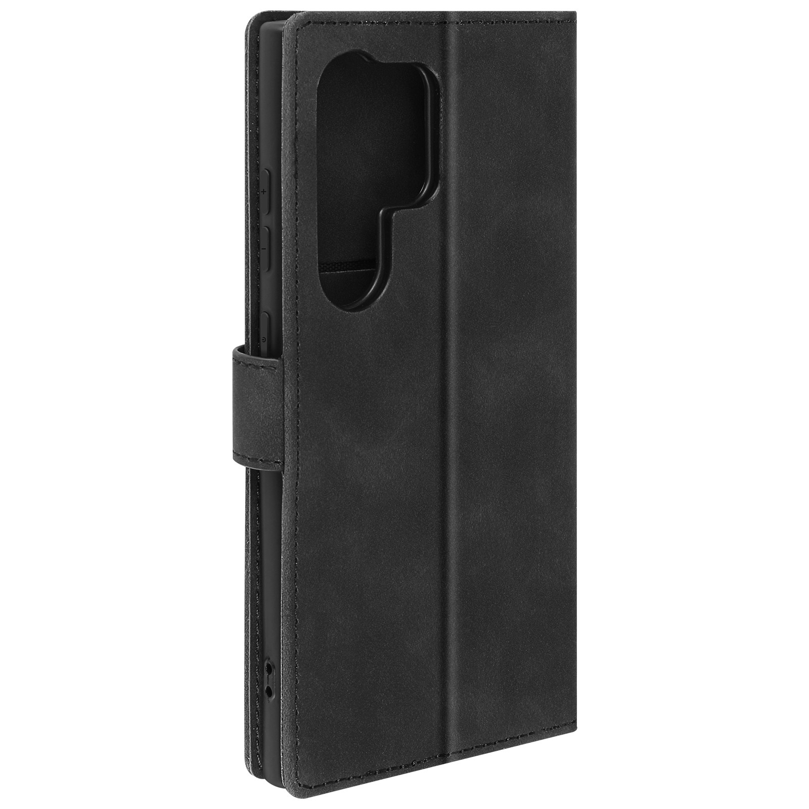 Étui Samsung Galaxy S24 Ultra clapet portefeuille noir anti-choc