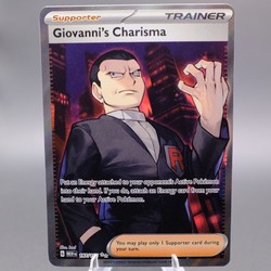 Giovanni's Charisma 197/165 Scarlet & Violet 151 Ultra Rare