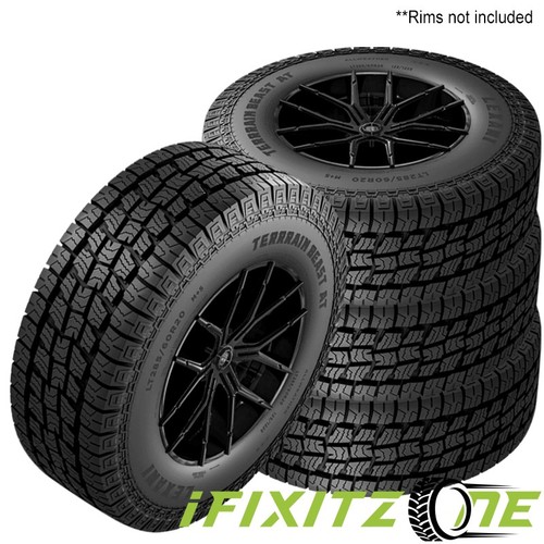 4 Lexani Terrain Beast AT 245/70R16 107H All Terrain / 500AA / 50K ...