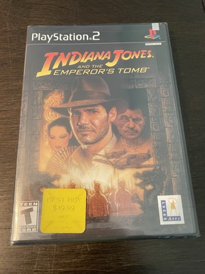 Indiana Jones and the Emperor's Tomb (PlayStation 2, PS2 2003) FACTORY SEALED!