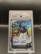 2022 BOWMAN CHROME #CPAYMS Yasser Mercedes Pros.AU-B/W MINI DMD REF. Gem Mint 10