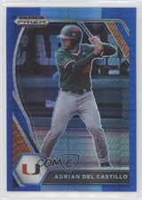 2021 Panini Prizm Draft Picks Blue & Carolina Hyper Adrian Del Castillo 8kv