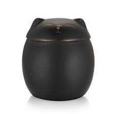 Smiley Cat Shaped Pet Urn for Ashes - 3.2x2.9 inch Memorial Urn for Cats Dogs...