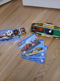 Lego City Lot Of 2 Boats Set 60147 And 60119 Read Desc