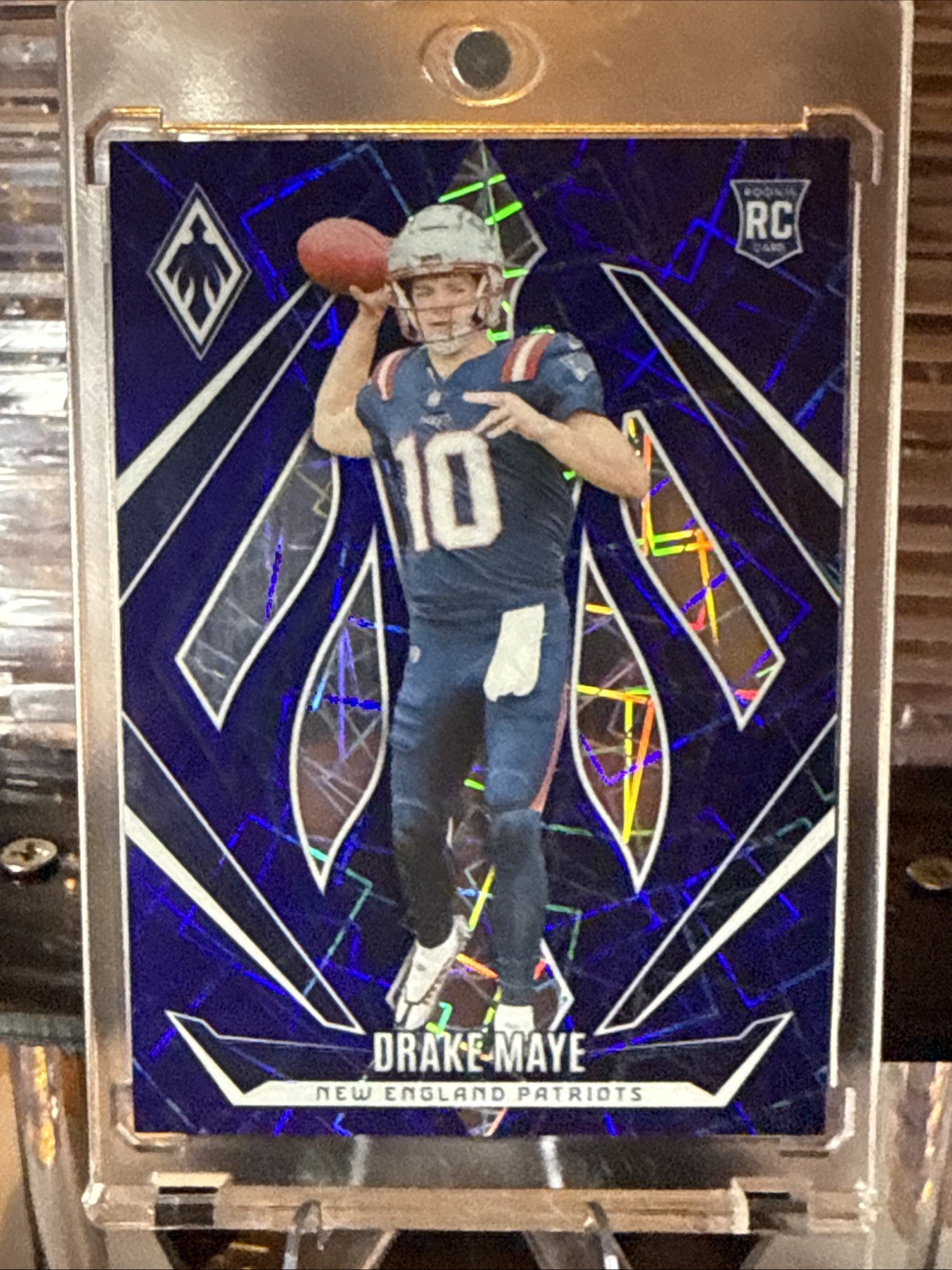 2024 Panini Phoenix - Rookies Drake Maye #179 Purple Lazer (RC) /125