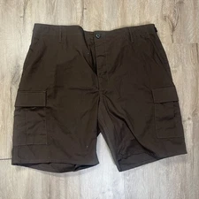 Propper Men's Cargo 10" Shorts Brown Ripstop XL Workwear Military