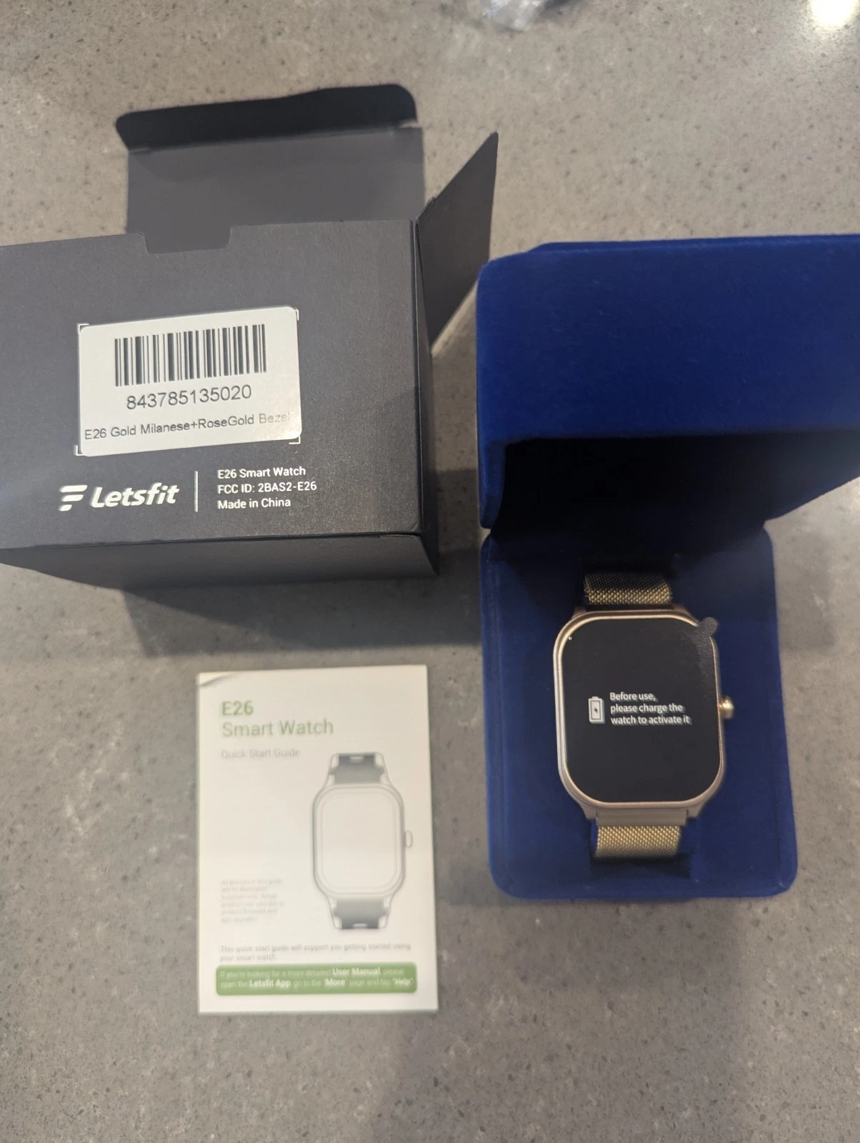 Letsfit Smart Watch Rose Gold
