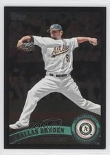2011 Topps Wal-Mart All-Black Dallas Braden #567 1g9