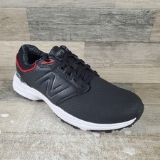 New Balance Brighton Mens Golf Shoes Sz 9 D Black White Waterproof Sneaker