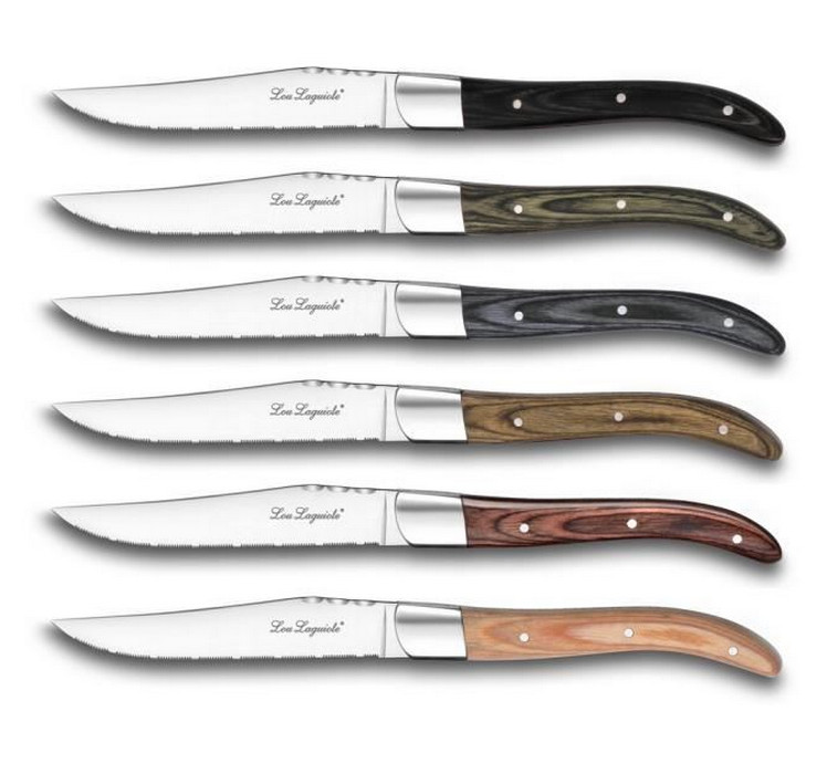 Amefa coffret de 6 couteaux à steak 603960 idéal pour barbecues et repas