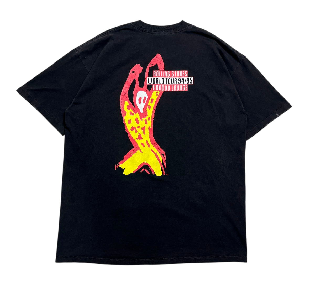 Vintage 1994 Rolling Stones Voodoo Lounge Tour T-Shirt Size XL | eBay