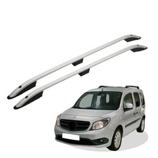 Dachreling passend f&uuml;r Mercedes Benz Citan L2 mittel (MWB) Baujahr ab 2012 Alumi