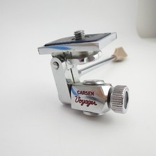 Vintage CARSEN Voyager Tripod Pan Head   Made in Canada   Metal with Tilt Arm