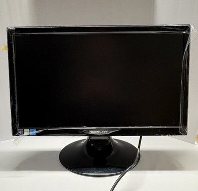 HANNspree HF205 20'' Wide Screen Color LCD Monitor w/ DVI VGA Inputs. Working.