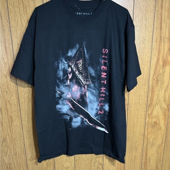 Black Silent Hill 2 Graphic T-Shirt NWT Size Large