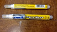2 Dykem 84004 Permanent Paint Marker Medium Tip Yellow Color