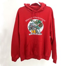 New Hot Ed Roth Rat Fink Red Christmas Gift S-5XL Hoodie MO44