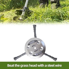 Steel Wire Grass Trimmer Head Accessories Lawn Mower Weeding Head Brush Cutter
