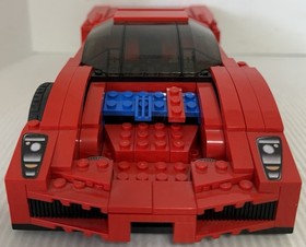 2005 LEGO Racers Enzo Ferrari 8652 Built Not Complete Missing Pieces & Stickers!