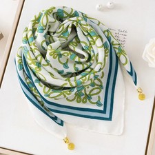 magnetic buckle scarf for women, square scarf, lazy pendant, ins scarf, scarf, n