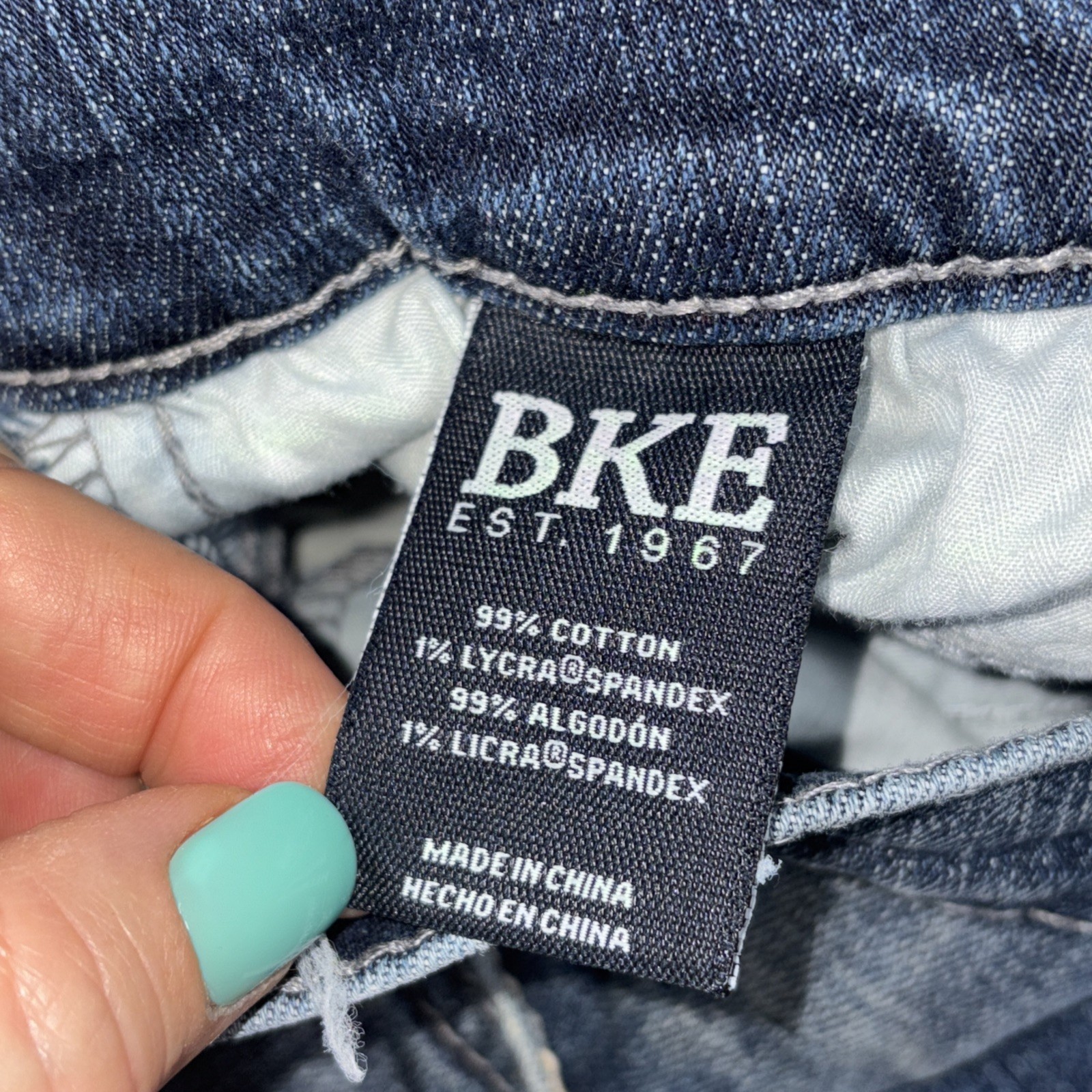 BKE Jake Jeans 30x32 Straight Leg Denim Stretch Cowboy Western Fits 28 X 30 - View 5