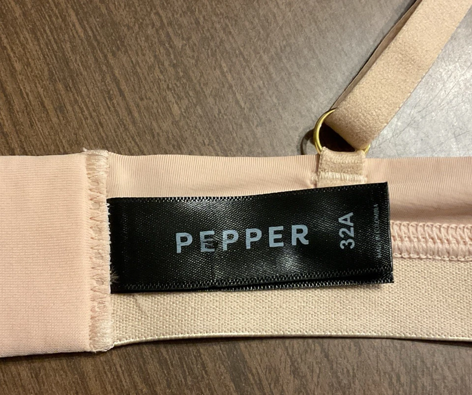 Sujetador Levantable Pepper Zero-G Sin Alambres Arena Talla 32A Nuevo Foto 4 de 4