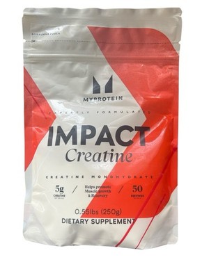 Myprotein Impact Creatine Monohydrate Powder .55lb 50Servings Pure Unflavored