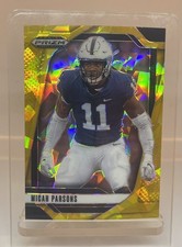 2025 Panini Prizm Draft Picks #191 Micah Parsons Prizms Gold Ice