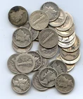 United States "Mercury" Dimes (28) Silver .9000 Finess