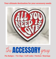 New Beatles All You Need Is Love music band pin badge metal enamel tie pin
