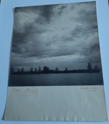 BLANC & DEMILLY DOMBES 1958 AIN Photograph LYON 40X30cm