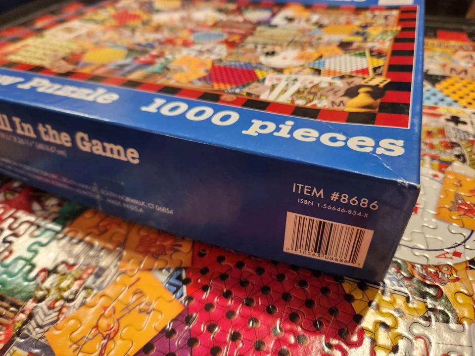 It's All In The Game головоломка 1000 штук отличная американская головоломка фабрика - Изображение 4 из 4