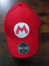 RED SUPER MARIO HAT Nintendo Adult Universal Fit Snapback Adjustable Bioworld