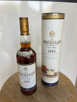 Macallan Highland Scotch Whisky Single 1982 sherry oak 18 y.o.