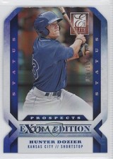 2013 Panini Elite Extra Edition Status Blue Die-Cut /100 Hunter Dozier #106 8z1