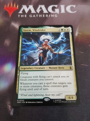 Mtg. Storm, Windrider. Marvel Super Heroes. Pack Fresh 