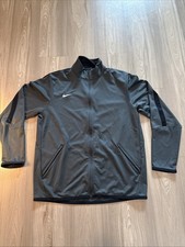 Nike Full Zip Jacket Dark Gray, Men  s Large