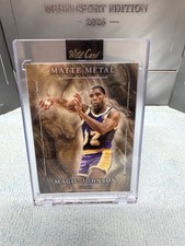 Magic Johnson 1 of 1 NEW RELEASE 2026 Wild Card Matte Metal LAKERS