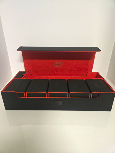 Ultimate Guard 2020 Exclusive Black/Red Magnetic Case w/ 5x100ct Deck Boxes