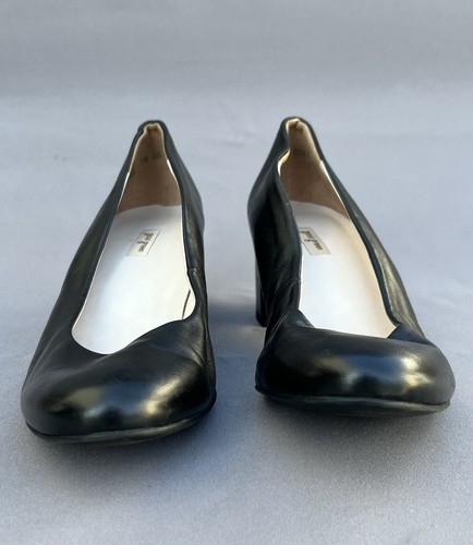 Paul Green Samona Pump Black Leather Shoes Women's Size 10 US - Picture 4 of 12
