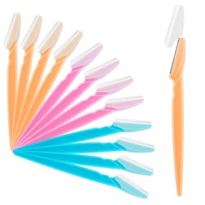 24 Pcs Eyebrow Razors Shaper Facial Hair Shaver Trimmer Face Hair Removal Safety