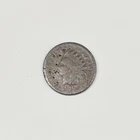 1877 Indian Head Small Cent Circulated Poor Condition Authentic