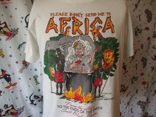 VTG Scott Wesley Brown Please Don't Send Me To Africa Tour Christian T Shirt XL