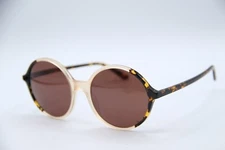 NEW INFACE IF 9846 COL. I514 BEIGE HAVANA AUTHENTIC FRAMES SUNGLASSES 56-19