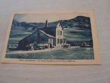 postcard les alpes refuge du col de vars circa 1900 series vr