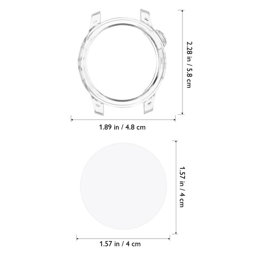 2 Sets Case Tempered Film Protector Compatible with Protective Sunglasses - Zdjęcie 11 z 11