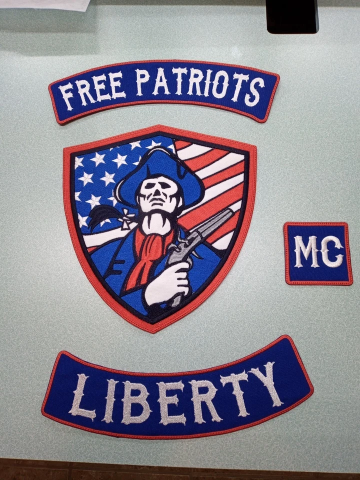 YOUR COMPANY Logo embroidered patch, Great for Uniforms, Teams, IRON ON / SEW ON - Image 3 of 4