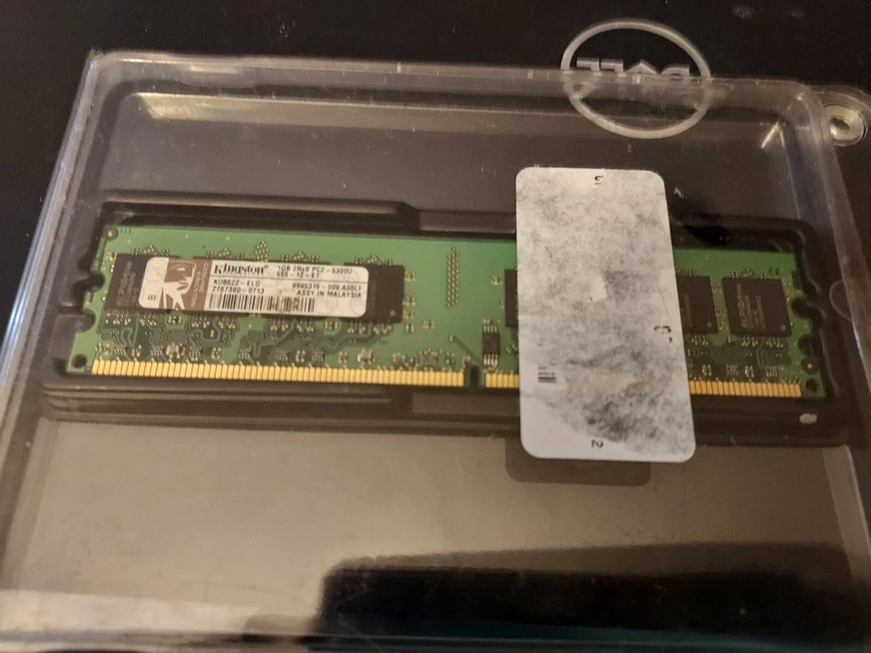 1GB Kingston KU8622-ELG DDR2 667mhz PC2-5300 2Rx8 Memory - Image 4 of 4